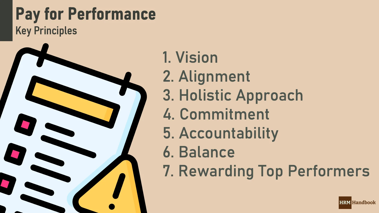 Key Principles of Pay for Performance